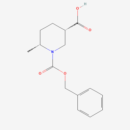 (3S,6R)-1-((Benzyloxy)carbonyl)-6-methylpiperidine-3-carboxylic acid