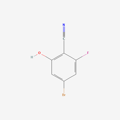 4-Bromo-2-fluoro-6-hydroxybenzonitrile