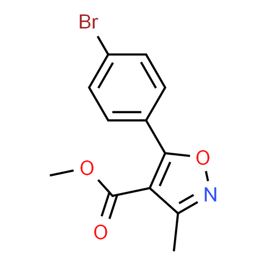 Methyl 5-(4-bromophenyl)-3-methylisoxazole-4-carboxylate