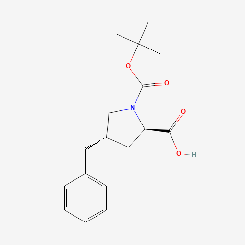 (2R,4S)-4-Benzyl-1-(tert-butoxycarbonyl)pyrrolidine-2-carboxylic acid