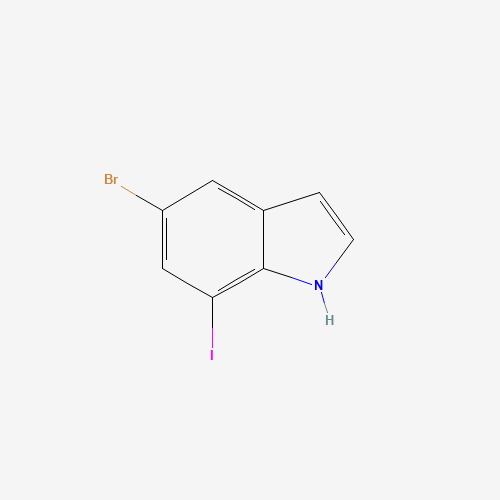 5-Bromo-7-iodo-1H-indole