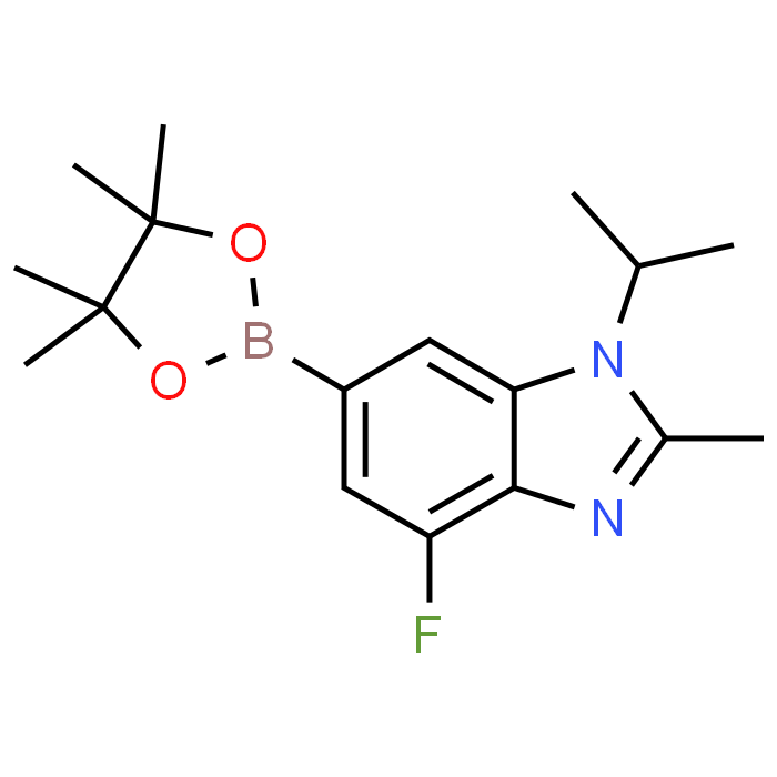 4-Fluoro-1-isopropyl-2-methyl-6-(4,4,5,5-tetramethyl-1,3,2-dioxaborolan-2-yl)-1H-benzo[d]imidazole