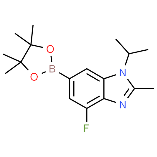 4-Fluoro-1-isopropyl-2-methyl-6-(4,4,5,5-tetramethyl-1,3,2-dioxaborolan-2-yl)-1H-benzo[d]imidazole