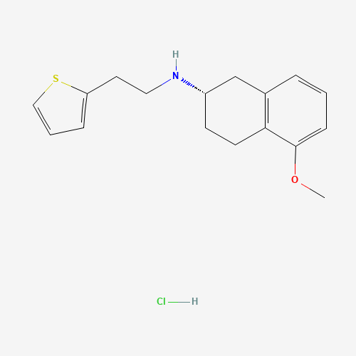 (S)-5-Methoxy-N-(2-(thiophen-2-yl)ethyl)-1,2,3,4-tetrahydronaphthalen-2-amine hydrochloride