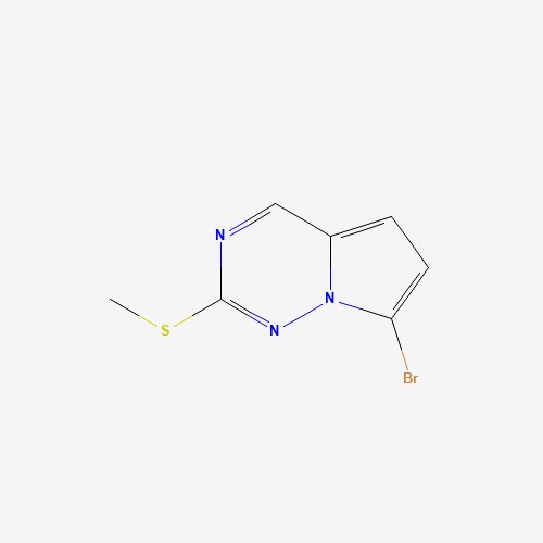 7-Bromo-2-(methylthio)pyrrolo[2,1-f][1,2,4]triazine