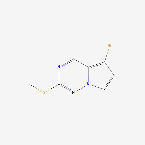 5-Bromo-2-(methylthio)pyrrolo[2,1-f][1,2,4]triazine
