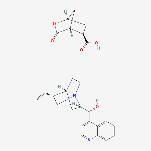 (1R,4R,5R)-3-Oxo-2-oxabicyclo[2.2.1]heptane-5-carboxylic acid cinchonidine salt