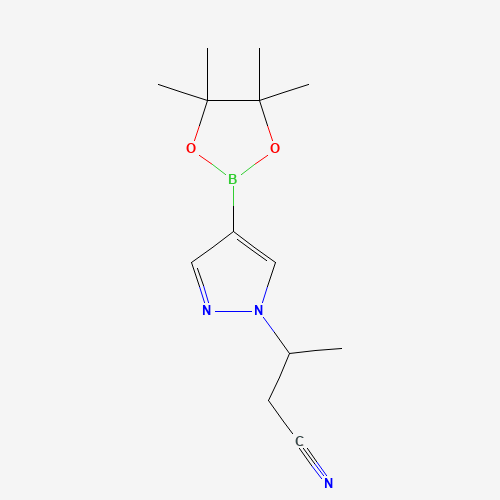 3-(4-(4,4,5,5-Tetramethyl-1,3,2-dioxaborolan-2-yl)-1H-pyrazol-1-yl)butanenitrile