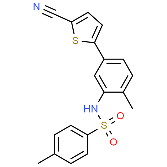 N-(5-(5-Cyanothiophen-2-yl)-2-methylphenyl)-4-methylbenzenesulfonamide