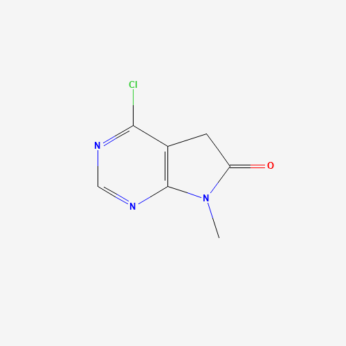 4-Chloro-7-methyl-5H-pyrrolo[2,3-d]pyrimidin-6(7H)-one