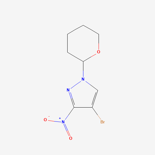 4-Bromo-3-nitro-1-(tetrahydro-2H-pyran-2-yl)-1H-pyrazole