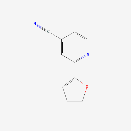 2-(Furan-2-yl)pyridine-4-carbonitrile