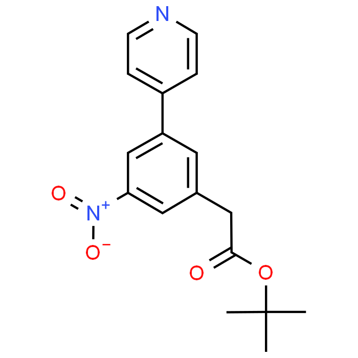 tert-Butyl 2-(3-nitro-5-(pyridin-4-yl)phenyl)acetate