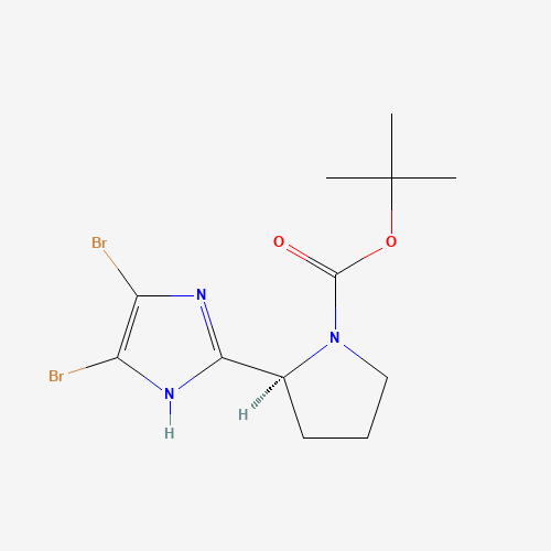 (S)-tert-Butyl 2-(4,5-dibromo-1H-imidazol-2-yl)pyrrolidine-1-carboxylate