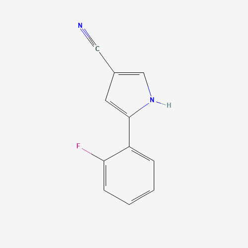 5-(2-Fluorophenyl)-1H-pyrrole-3-carbonitrile