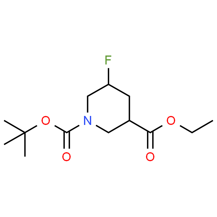 1-tert-Butyl 3-ethyl 5-fluoropiperidine-1,3-dicarboxylate