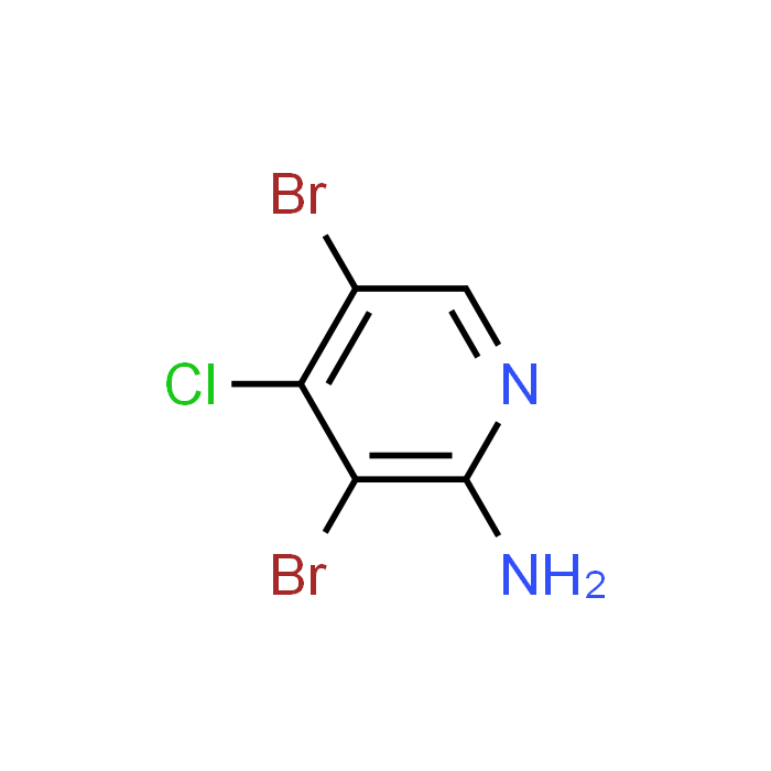 3,5-Dibromo-4-chloropyridin-2-amine - Achmem