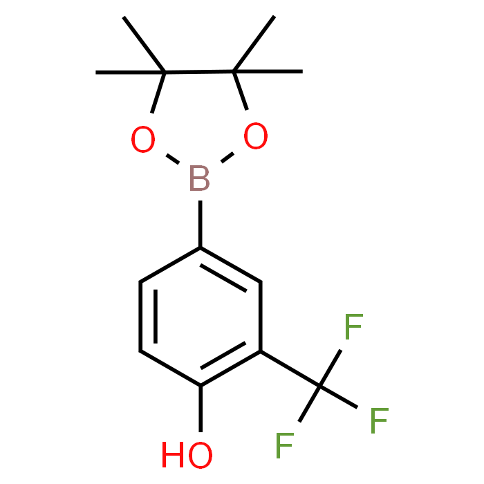 4-(4,4,5,5-Tetramethyl-1,3,2-dioxaborolan-2-yl)-2-(trifluoromethyl)phenol