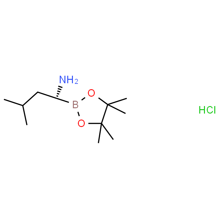 (R)-3-Methyl-1-(4,4,5,5-tetramethyl-1,3,2-dioxaborolan-2-yl)butan-1-amine hydrochloride - Achmem