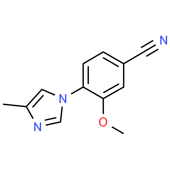 3-Methoxy-4-(4-methyl-1H-imidazol-1-yl)benzonitrile