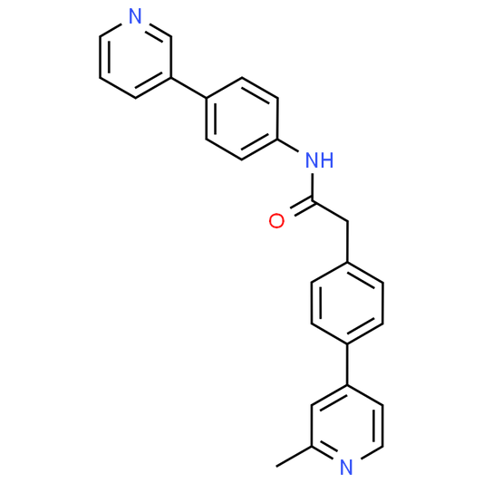 2-(4-(2-Methylpyridin-4-yl)phenyl)-N-(4-(pyridin-3-yl)phenyl)acetamide