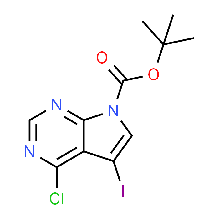 tert-Butyl 4-chloro-5-iodo-7H-pyrrolo[2,3-d]pyrimidine-7-carboxylate