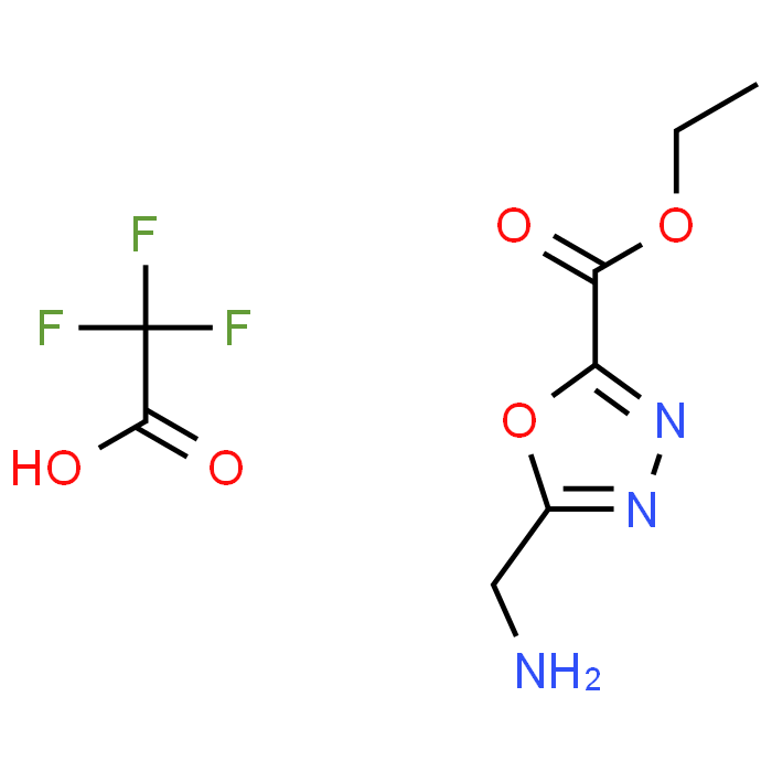 Ethyl 5-(aminomethyl)-1,3,4-oxadiazole-2-carboxylate 2,2,2-trifluoroacetate