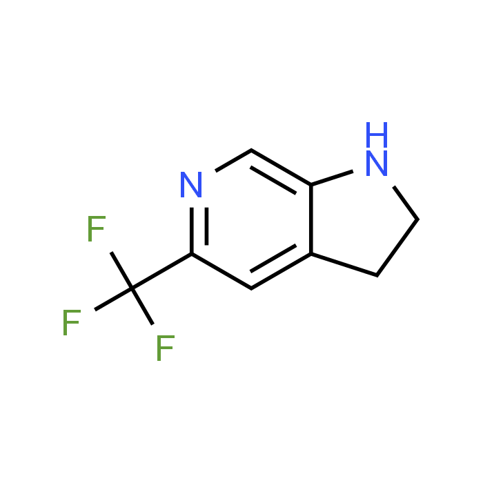 5-(Trifluoromethyl)-2,3-dihydro-1H-pyrrolo[2,3-c]pyridine