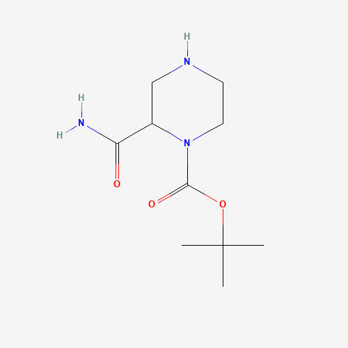 tert-Butyl 2-carbamoylpiperazine-1-carboxylate