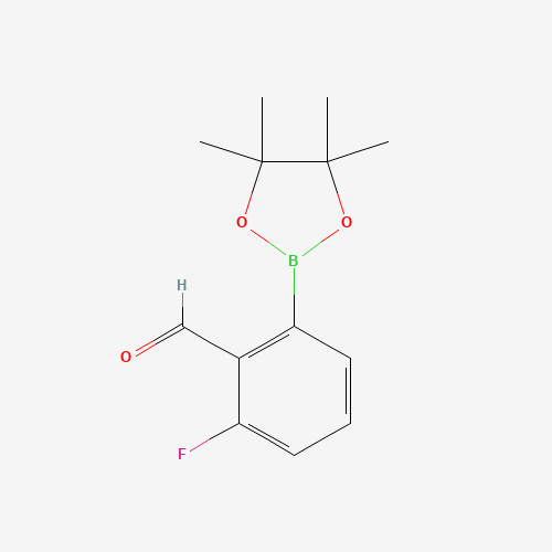 2-Fluoro-6-(4,4,5,5-tetramethyl-1,3,2-dioxaborolan-2-yl)benzaldehyde