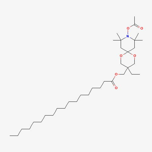 (9-Acetoxy-3-ethyl-8,8,10,10-tetramethyl-1,5-dioxa-9-azaspiro[5.5]undecan-3-yl)methyl stearate