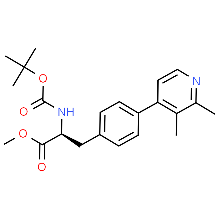 Methyl (S)-2-((tert-butoxycarbonyl)amino)-3-(4-(2,3-dimethylpyridin-4-yl)phenyl)propanoate