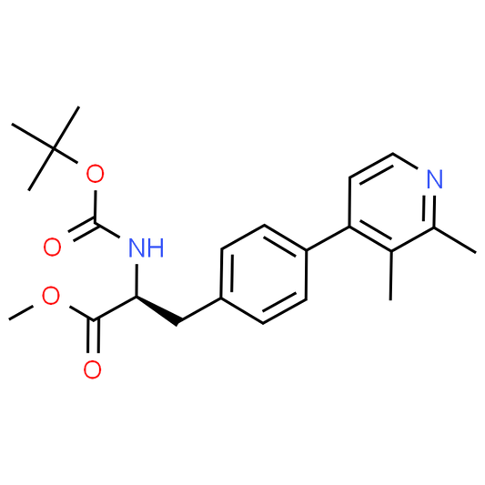 Methyl (S)-2-((tert-butoxycarbonyl)amino)-3-(4-(2,3-dimethylpyridin-4-yl)phenyl)propanoate