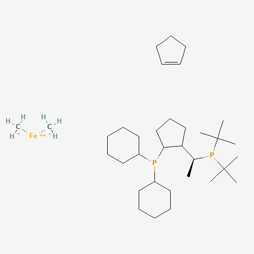 (S)-1-[(Rp)-2-(Dicyclohexylphosphino)ferrocenyl]ethyldi-tert-butylphosphine