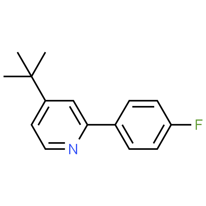 4-(tert-Butyl)-2-(4-fluorophenyl)pyridine - Achmem