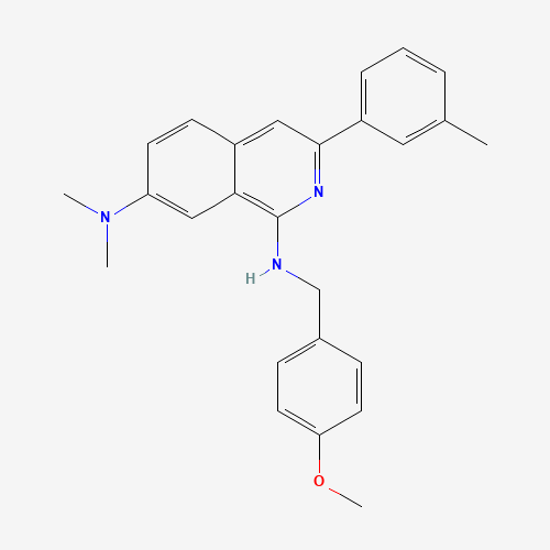 N1-(4-methoxybenzyl)-N7,N7-dimethyl-3-m-tolylisoquinoline-1,7-diamine