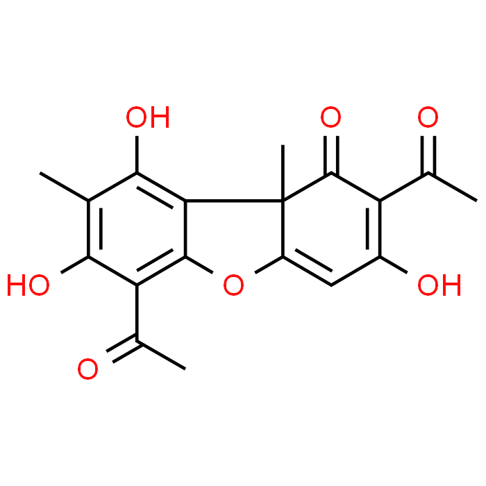 2,6-Diacetyl-7,9-dihydroxy-8,9b-dimethyldibenzo[b,d]furan-1,3(2H,9bH)-dione