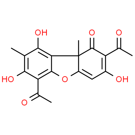 2,6-Diacetyl-7,9-dihydroxy-8,9b-dimethyldibenzo[b,d]furan-1,3(2H,9bH)-dione