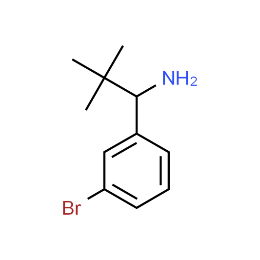 1-(3-Bromophenyl)-2,2-dimethylpropan-1-amine