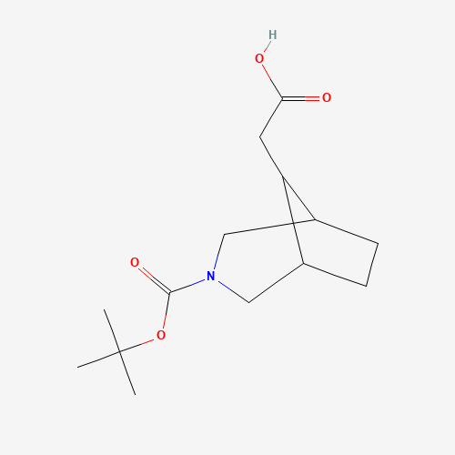 2-(3-(tert-Butoxycarbonyl)-3-azabicyclo-[3.2.1]octan-8-yl)acetic acid