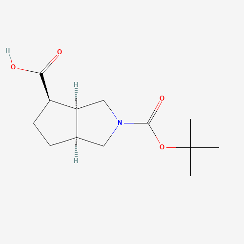 rel-(3aS,4R,6aS)-2-(tert-Butoxycarbonyl)octahydrocyclopenta[c]pyrrole-4-carboxylic acid