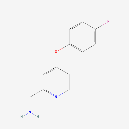 (4-(4-Fluorophenoxy)pyridin-2-yl)methanamine