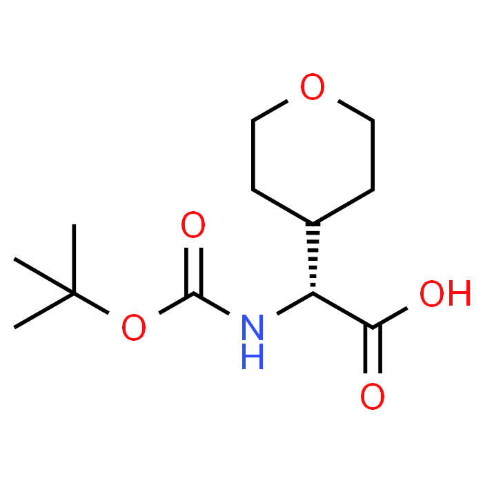 (R)-2-((tert-Butoxycarbonyl)amino)-2-(tetrahydro-2H-pyran-4-yl)acetic acid