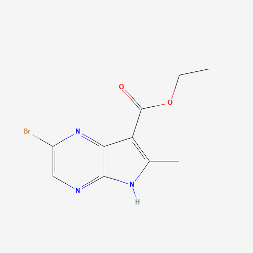 Ethyl 2-bromo-6-methyl-5H-pyrrolo[2,3-b]pyrazine-7-carboxylate