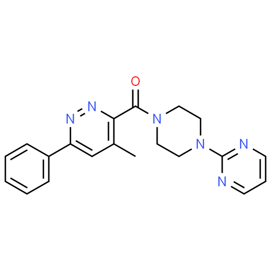 (4-Methyl-6-phenylpyridazin-3-yl)(4-(pyrimidin-2-yl)piperazin-1-yl)methanone