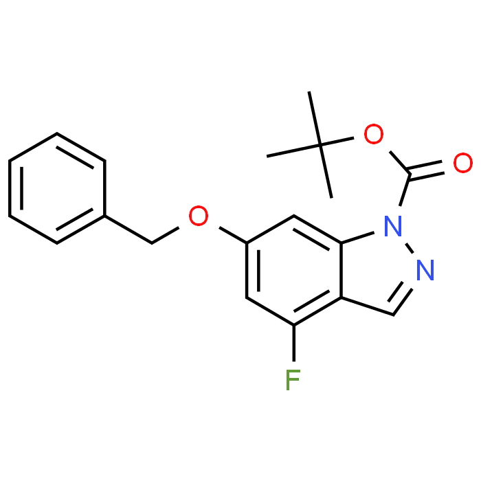 tert-Butyl 6-(benzyloxy)-4-fluoro-1H-indazole-1-carboxylate