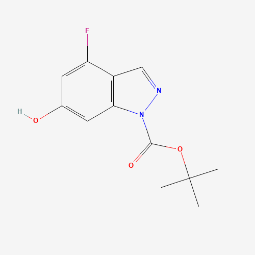 tert-Butyl 4-fluoro-6-hydroxy-1H-indazole-1-carboxylate