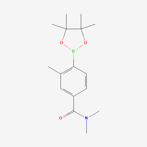 N,N,3-Trimethyl-4-(4,4,5,5-tetramethyl-1,3,2-dioxaborolan-2-yl)benzamide