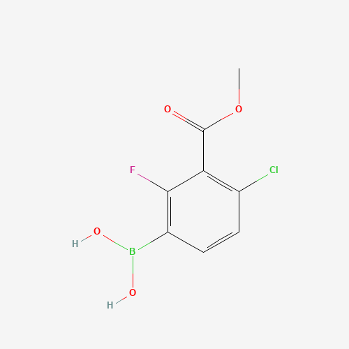 (4-Chloro-2-fluoro-3-(methoxycarbonyl)phenyl)boronic acid