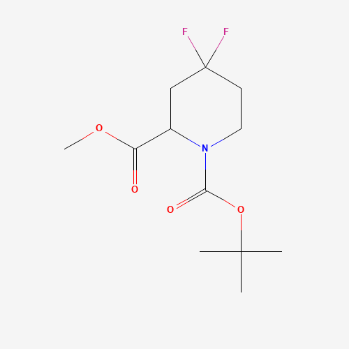 1-tert-Butyl 2-methyl 4,4-difluoropiperidine-1,2-dicarboxylate